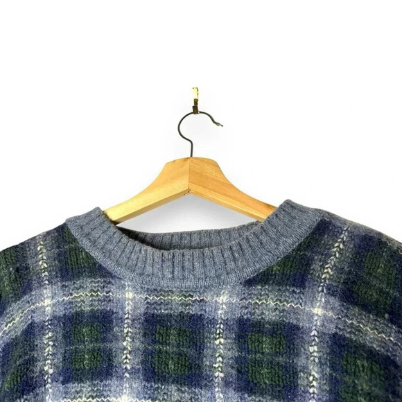 VTG Northern Reflections Wool Blend Sweater Women’s S Plaid Checkered 80s/90s - Picture 4 of 7